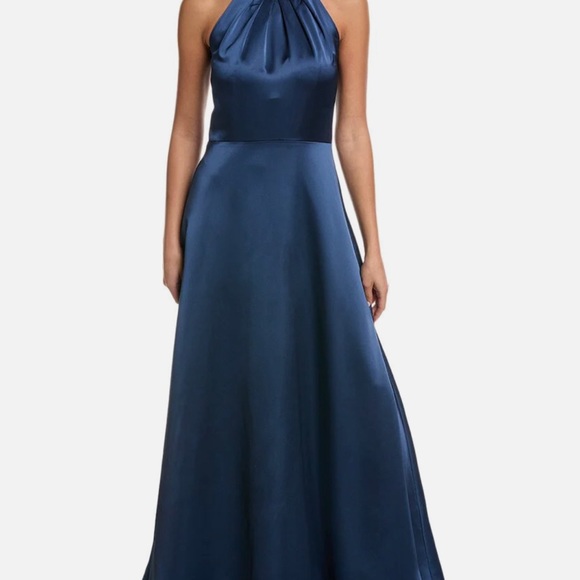 NWT Rickie Freeman for Teri Jon Satin Gown - Picture 3 of 10